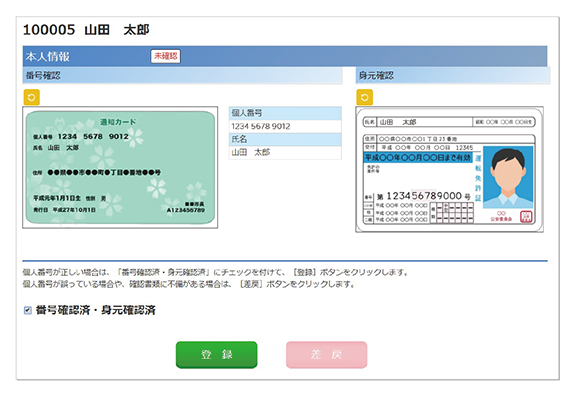 本人確認
