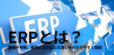 ERPとは？意味や特徴、基幹システムとの違いをわかりやすく解説 