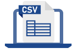 CSVデータを取込イメージ