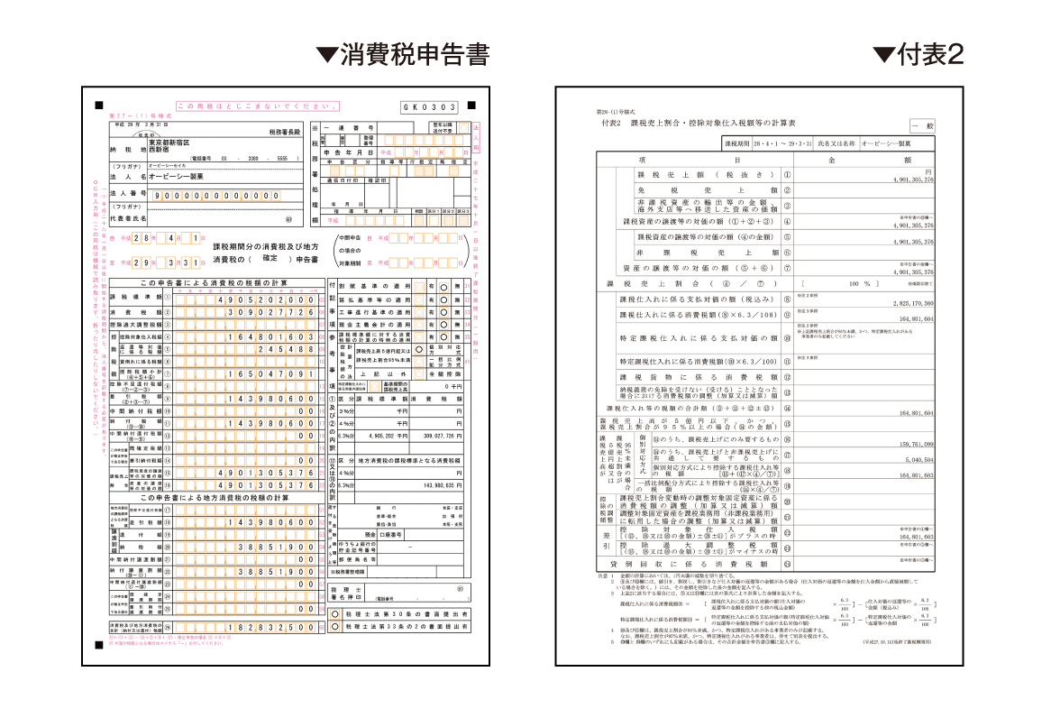 申告 確定 消費 書 税