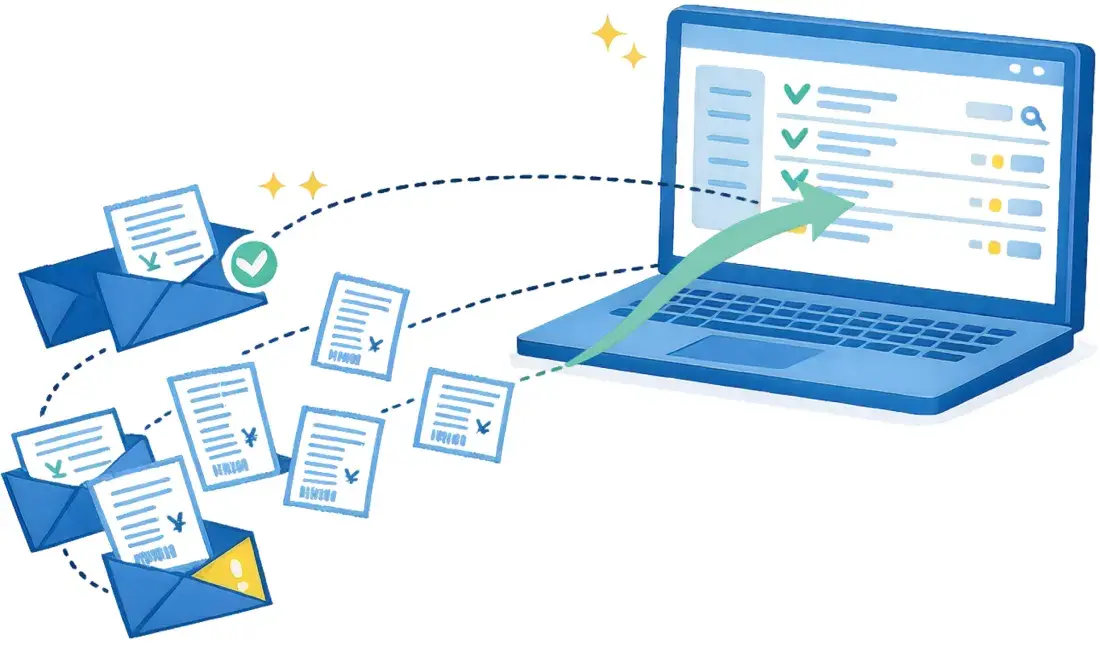 取引入力・自動起票画面