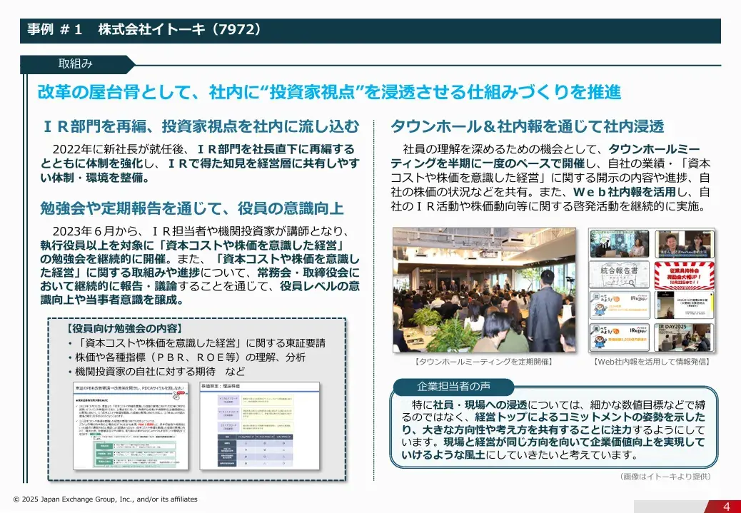 日本取引所グループ「「資本コストや株価を意識した経営」に関する要請のアップデート（2026年4月28日公表）」