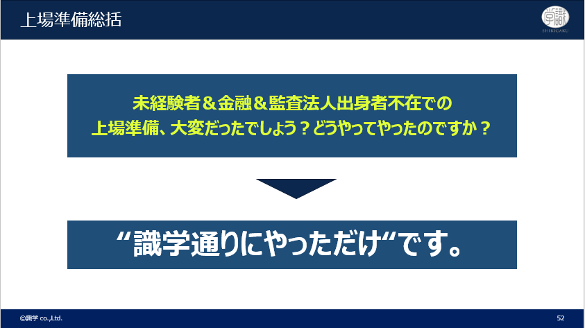 識学通りにやっただけ