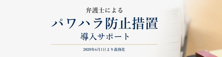 弁護士によるパワハラ防止措置導入サポート